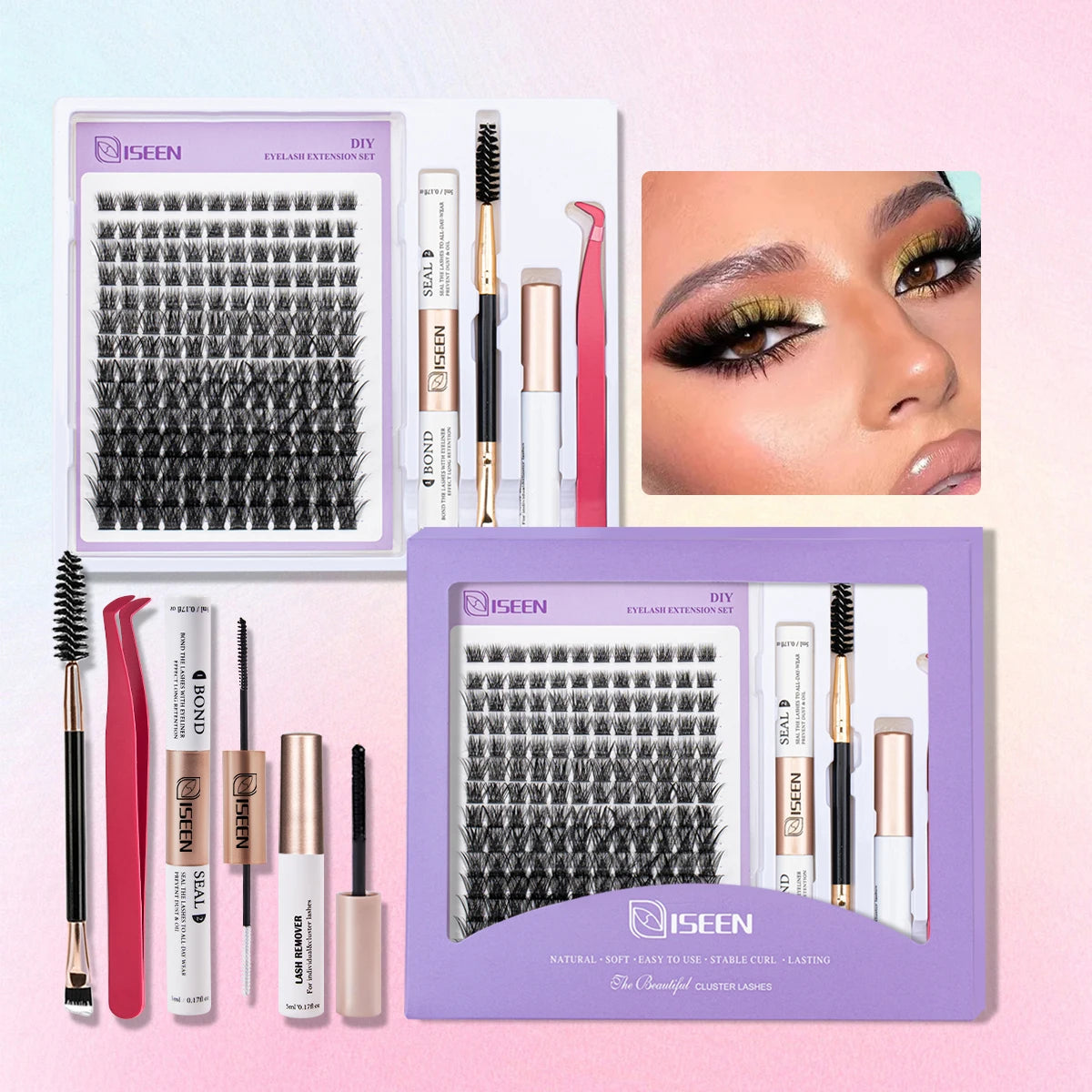 Individual False Eyelashes Mix High-capacity Natural DIY Extension Lashes Cluster Multi Style Fusion eye Makeup tool